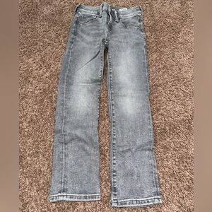 Old Navy Gray Straight-Leg Jeans